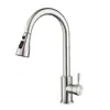 Venta Directa de Fábrica Grifo Extraíble para Cocina Frío y Caliente Acero Inoxidable Lavabo de Fregadero Grifo de Fregadero Retráctil