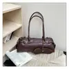 Bolsa de hombro de gran capacidad de textura de alta gama para commuting francés transfronteriza al por mayor, bolsa de axila de lujo ligero de nicho, bolso de mano francés