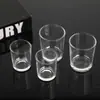 Copo de Vidro Transparente Espessado Personalizado para Velas Aromáticas DIY Caseiro Copo de Vidro Cilíndrico Espessado para Velas Aromáticas