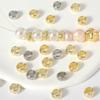 Atacado miçangas cor banhado a ouro 18K furo grande com miçangas estrada ondulada DIY pulseira miçangas acessórios de joalheria
