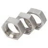 Tuerca de Acero Inoxidable Diente Fino Hexagonal Exterior Delgada Tuerca Raíz Tuerca Plana Tuerca de Bloqueo Tuerca Hexagonal de Acero Inoxidable