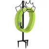 Soporte para Manguera de Jardín Removible de Metal Soporte para Manguera de Tubería de Agua Colgador de Manguera Estante de Almacenamiento Vertical para Manguera de Jardín