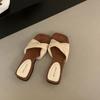 Sandalias Tejidas Cruzadas Estilo Retro Francés para Mujer, Nuevas Sandalias de Cuña de Nicho para Verano 2026
