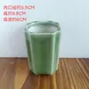 Maceta Pequeña, Planta Suculenta Verde, Ciprés de Bambú, Cerámica Esmaltada Agrietada por Hielo Hecha en Horno Maceta para Mesa Interior y Exterior con Agujeros Adornos de Cerámica