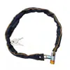 Cadeado de corrente de tecido para bicicleta cadeado de corrente cadeado antifurto para motocicleta bicicleta de montanha com cadeado de corrente de tecido série de cadeados para bicicleta