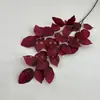 Flores artificiales rojas para bodas al por mayor decoración de salón de bodas flor artificial diseño de habitación de bodas flor de mesa de noche flor de techo de hotel