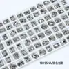 Taladro de uñas Dongzhou 8*6 broca octagonal larga de fondo puntiagudo explosiones de la red social taladro para decoración de uñas taladro de vidrio brillante venta al por mayor