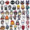 40 Miyazaki Totoro Fantasma Exterminador Lâmina Buraco Sapatos Acessórios Sapatos de Jardim Flor DIY Acessórios Fivela de Sapato Removível