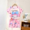 Traje infantil del sudeste asiático, pijamas de verano para niñas, ropa de casa para niños, pijamas para niñas, ropa de verano, ropa para niños