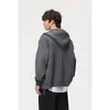 Suéter de punto casual retro estilo japonés nuevo Rumeng para hombre, suéter versátil con capucha holgada de otoño para pareja