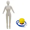 Maniquí Inflable de Cuerpo Completo Femenino para Modelos de Ropa, Modelo de Cuerpo de Maniquí Masculino, Muñeco, Masaje, Accesorios para Transmisiones en Vivo