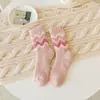 Calcetines de Terciopelo de Coral para Mujer Otoño e Invierno Espesos de Felpa Calcetines de Media Caña para Mujer Calcetines de Luna Postparto Calientes Calcetines de Felpa para el Suelo