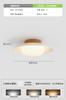 Lâmpada de teto para varanda com vento creme estilo japonês para corredor led vento médio e antigo silencioso lâmpada de corredor lâmpada de entrada francesa entrada