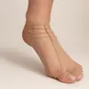 Tobillera decorativa de pedrería en capas de venta directa, boutique transfronteriza, nueva joyería de primavera para mujeres europeas y americanas