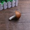 Hongo falso de cabeza plana con sensación de mano de PU, hongo de paja de color, modelo de exhibición de alimentos, fotografía, educación temprana, venta al por mayor