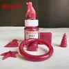 Pigmento Metálico Color Oro y Plata Pegamento AB Pegamento de Curado con Luz UV Pegamento Cristal Universal Pincel Pintado a Mano Aerosol Pegamento Esmalte de Uñas