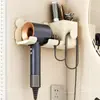 Estante de Almacenamiento para Secador de Pelo Sin Taladro Baño Colgador Eléctrico para Secador de Pelo Soporte de Pared para Secador de Pelo Artefacto de Almacenamiento para Baño