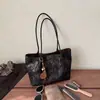 2026 Nueva Bolso Tote de Lona de Leopardo de Moda Gran Capacidad Bolso de Hombro Único para el Viaje Diario Bolso de Mano Elegante y a la Moda para Mujer