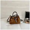 Bolso Cubo de Moda Otoño Nuevo 2026 Ruien para Mujer, Casual y Elegante, Bolso de Hombro y Cruzado Simple