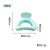 Pinza de garra pequeña de medio círculo color macarrón de 4.5 cm, artefacto para fijar coleta, pinza para moño, pinza para el pelo de temperamento para mujeres, pinza para el pelo