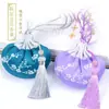 Bolsitas Aromáticas Estilo Palacio para el Festival de Medio Otoño al por Mayor, Bolsas Vacías, Accesorios Hanfu, Colgantes para Coche de Artemisa, Bolsitas con Borla Fresca de Flor de Ciruelo