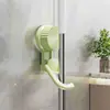 Gancho con ventosa para trapeador, colgador resistente para baño, clip de pared para baño, sin perforaciones, para cocina, resistente y con capacidad de carga