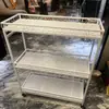 Rodízios para Sala de Estar Varanda Chão Suporte de Flores Arte em Ferro Interno Multicamadas com Suporte Móvel para Suculentas Suporte de Flores para Suculentas Prateleira de Armazenamento