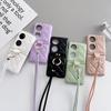Para Huawei P50 POCKET Xiaoxiang Anillo Romboidal Cuerda Cruzada Anti-pocket2 Carcasa Protectora Plegable