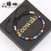Artículo Popular Transfronterizo: Pulsera tejida con cuentas espaciadoras redondas chapadas en blanco de Ojo de Tigre y Lapislázuli, Accesorio versátil, Pulsera de pareja al por mayor
