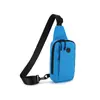 Bolsa Transversal Pequena Multifuncional Nova Original, Bolsa de Peito Antifurto para Celulares, Material de Nylon Repelente à Água, Bolsa de Peito com Zíper YKK