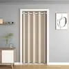 Cortina de Puerta Engrosada Cortina Divisoria de Aire Acondicionado Cortina de Dormitorio sin Taladro Baño Inodoro Bloqueo Cocina Tela a Prueba de Aceite