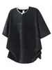 Camiseta de Manga Corta de Verano Nueva Waffle Anti-arrugas Cómoda Ligera de Negocios con Cuello Falso de Dos Piezas Henry Nanxia