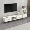 Móvel de TV moderno simples Armário de TV nórdico para sala de estar apartamento pequeno conjunto de mesa de centro e móvel de TV móveis simples Móvel de TV