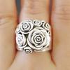 Anillo Chenrui Wish personalizado de la serie Rosa Negra retro, anillo transfronterizo, joyería directa para mujer