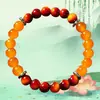 Pulsera Popular Transfronteriza Temu Shein Tk Amatista Piedra Natural Ojo de Tigre Pulsera de Venta Caliente Europea y Americana En Stock Al Por Mayor