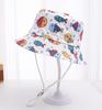 Comercio exterior sombrero de pescador para niños verano nuevo sombrero para el sol estampado de dibujos animados pequeño sombrero de dinosaurio sombrero de sol para bebé T486