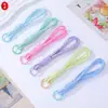 Macaron con cuentas de doble capa, colorido, anudado, para teléfono móvil, cordón tejido, llavero, colgante, correa de muñeca DIY, decoración de bolsa