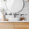 Te Amo Carta de San Valentín Adhesivo Autoadhesivo N1665 Transfronterizo Inglés Sala de Estar Dormitorio Pegatina Decorativa de Pared