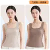 Chal Cálido Forrado de Polar con Sujetador Integrado para Mujer, Camisola Elegante sin Espalda para Otoño e Invierno con Sujetador Incorporado, Pieza Única con Accesorio para el Cabello