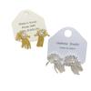 Pendientes Exagerados Exquisitos Elegantes y de Alta Gama Incrustados con Circonita Perla Fuegos Artificiales Moda Versátil Pendientes de Nicho para Mujer