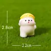 Micro-Paisaje Creativo Adornos Decorativos para Repartidor de Comida a Domicilio Coche Hogar Resina Manualidad DIY Adornos Pequeños Decorativos Accesorios