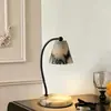 Luminária derretedora de cera de aromaterapia de luxo leve estilo italiano, decoração de cabeceira de quarto, presente de aniversário, lembrança de nicho, luminária de mesa de ambiente