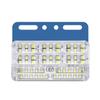 Luces laterales de tres filas superbrillantes impermeables para camión de 24 V, luces laterales anchas de dirección con pantalla de marcha atrás para remolque de camión, luces laterales, luces de cintura