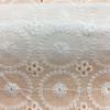 Fornecimento Direto do Fabricante de Tecido de Bordado de Algodão 9088, Padrão de Círculos Tecido de Bordado para Moda Feminina para Vestuário