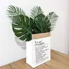 Estilo Coreano Ins Planta Verde Folhas Artificiais Folha de Tartaruga Sala de Estar Decoração Criativa Planta de Folha Grande Adereços de Fotografia