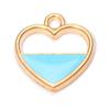 Colgantes de Aleación Azul Esmaltada al por Mayor, Dijes Hechos a Mano para Pulseras y Collares DIY, Accesorios de Joyería Exclusivamente para Suministro Transfronterizo