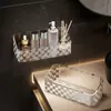 Estante de almacenamiento con ventosa sin perforaciones para inodoro, baño, inodoro, lavabo, cesta colgante, estante de pared, estante de almacenamiento de pared
