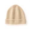 Chapéu de cashmere puro 100% novo para outono e inverno, gorro com espinhas, proteção auricular quente de malha para homens e mulheres