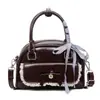 Bolso de Moda Nuevo 2026 con Acabado de Lujo, Bolso con Lazo para Mujer, Bolso Tipo Bowling Primavera y Verano, Bolso Cruzado Versátil