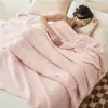 Manta, manta de aire acondicionado, manta de sofá, manta de oficina, manta para siesta, chal, manta para la hora del almuerzo, manta de toalla de forro polar coral